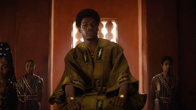 John Boyega as King Ghezo in The Woman King