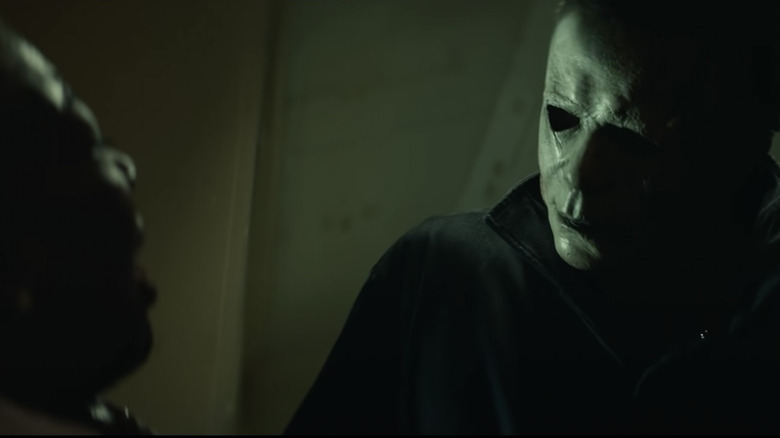 Michael Myers and Lightbulb Victim Halloween Kills