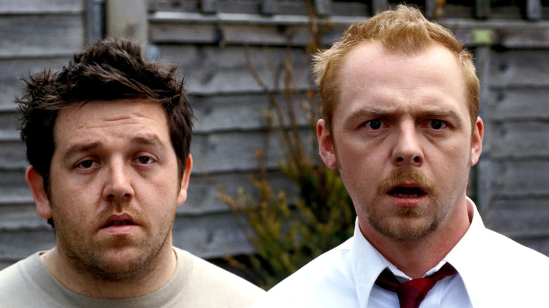 Nick Frost and Simon Pegg in Shaun of the Dead