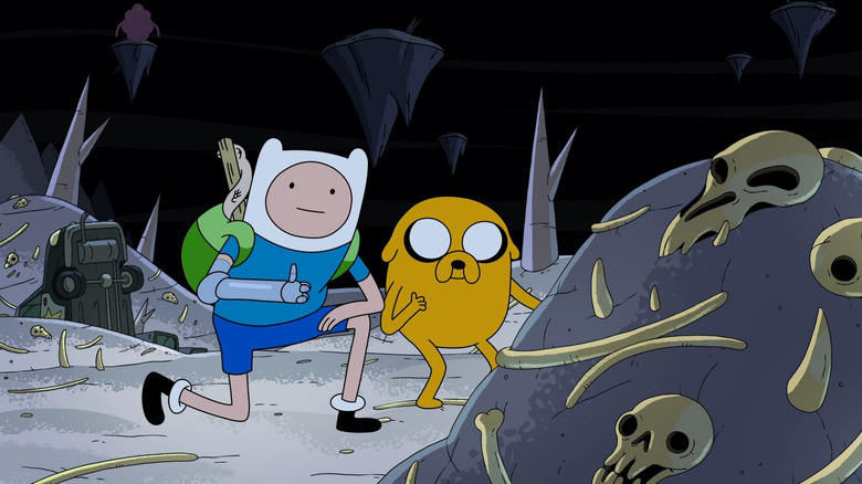 Finn and Jake on Adventure Time
