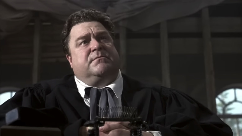 John Goodman's Judge Joe B. Tolliver looks out from his desk in The Jack Bull