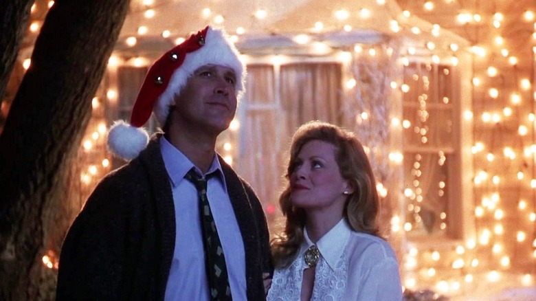 Chevy Chase and Beverly D'Angelo in CHRISTMAS VACATION
