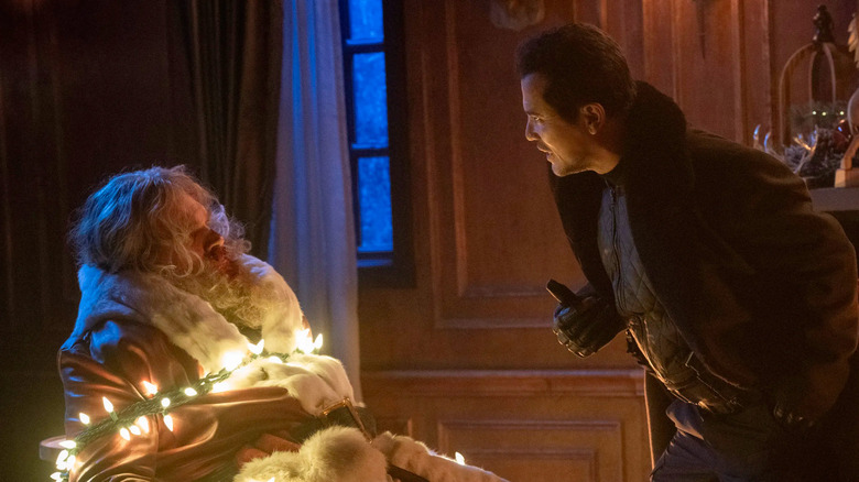David Habour and John Leguizamo in Violent Night