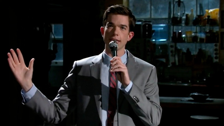John Mulaney doing stand up in Mulaney