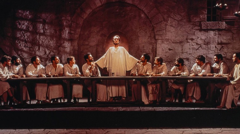 Max von Sido was narrated as Jesus Christ at the last dinner in the greatest story ever
