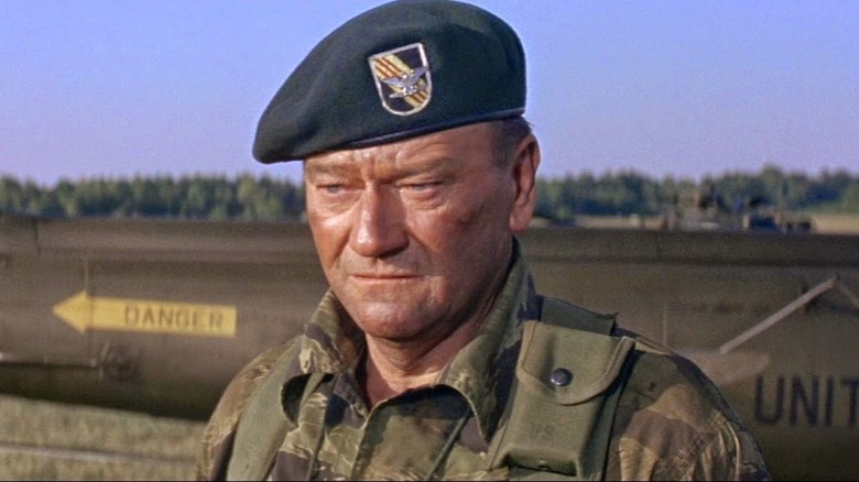 John Wayne in The Green Berets