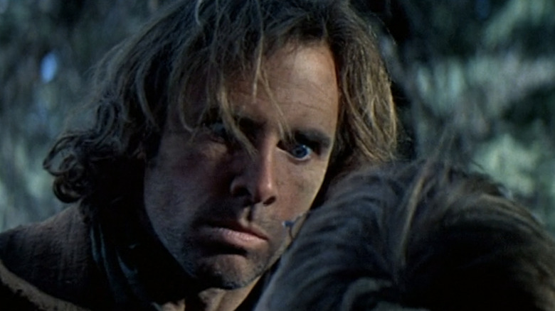 Bruce Dern's Asa Watts glares at a boy in The Cowboys
