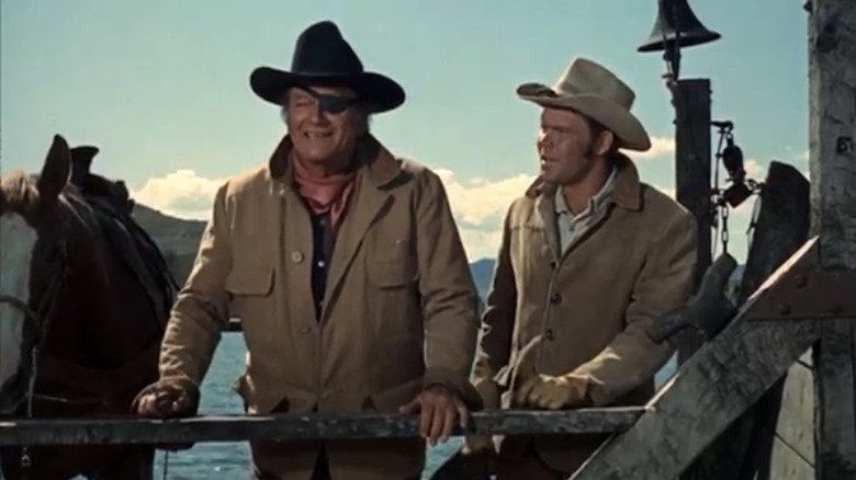 John Wayne stars as Rooster Cogburn in the 1969 "True Grit"