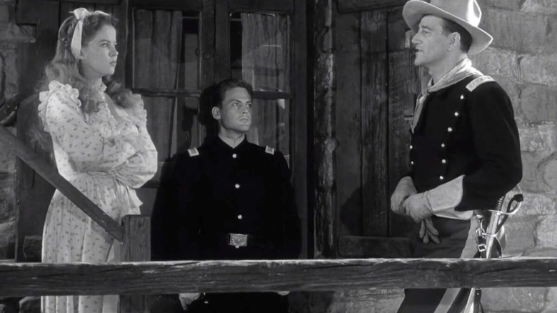 John Wayne John Agar Shirley Temple Fort Apache