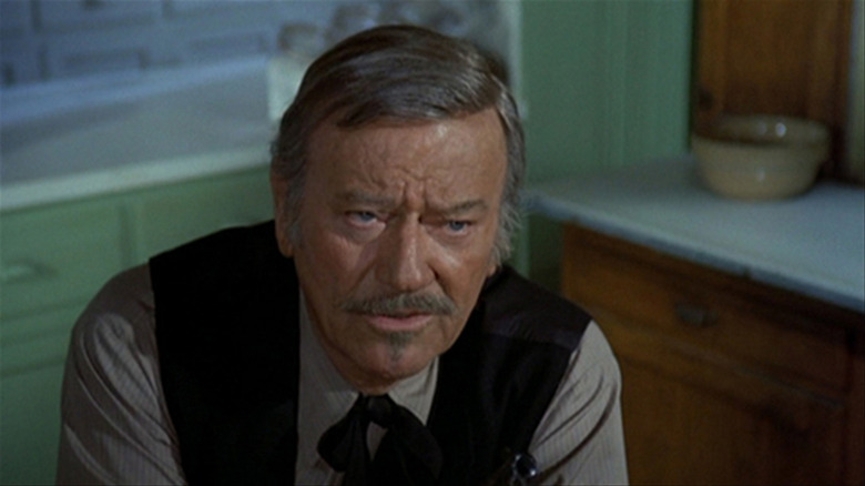 J.B. Books (John Wayne) talks in The Shootist