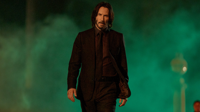 Keanu Reeves as John Wick in John Wick 4