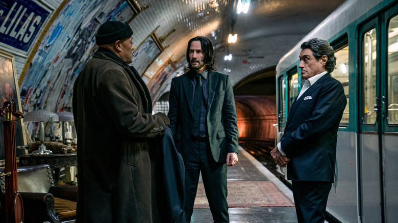 John Wick Chapter 4 bowery king john and winston in paris metro