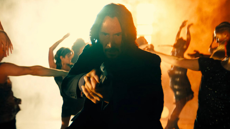 Keanu Reeves as John Wick in John Wick: Chapter 4