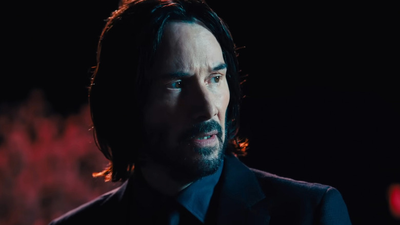 Keanu Reeves as John Wick in John Wick: Chapter 4