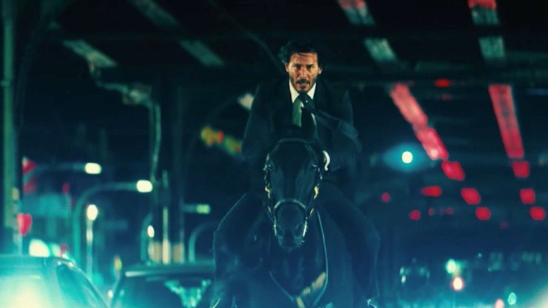 John Wick on horse 