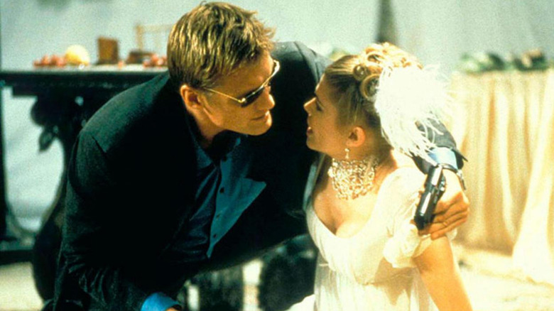 Dolph Lundgren and Kam Heskin in 'Blackjack'