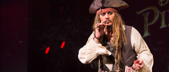 Johnny Depp Disneyland Pirates Jack Sparrow