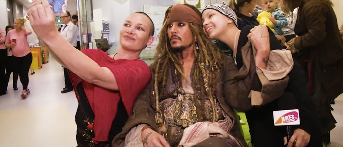 Johnny Depp's Jack Sparrow hospital visit