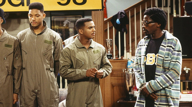 Will Smith Alfonso Ribeiro Glenn Plummer in fraternity The Fresh Prince of Bel-Air 