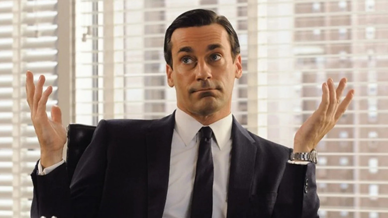Mad Men, Don Draper shrugging in his office