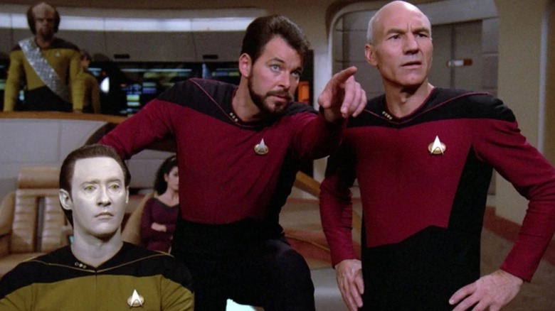 Brent Spiner, Jonathan Frakes, Patrick Stewart, Star Trek: The Next Generation