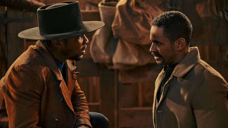 Jonathan Majors and Damon Wayans Jr