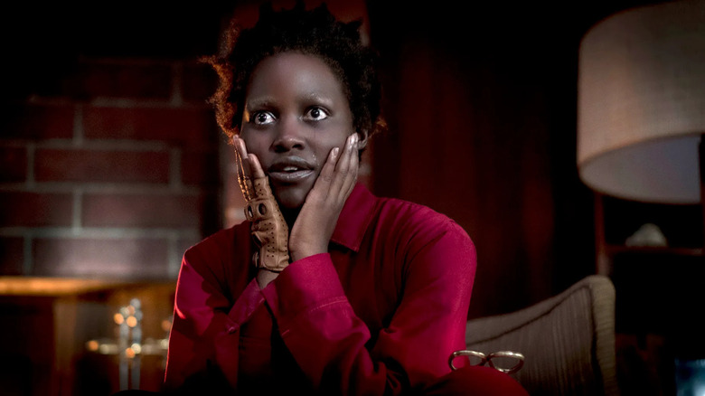 Lupita Nyong'o as Adelaide's doppelgänger Red in Us