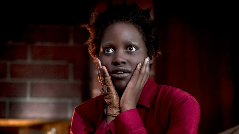 Lupita Nyong'o as Adelaide's doppelgänger Red in Us