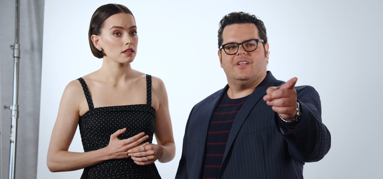 Star Wars Spoiler Questions - Daisy Ridley and Josh Gad