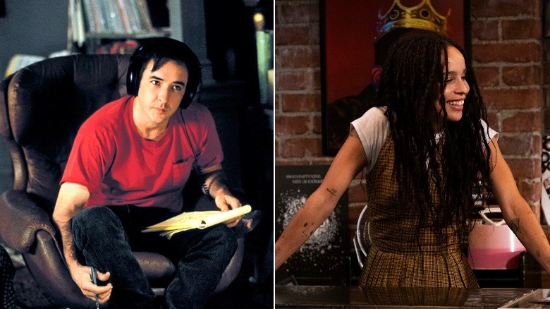 Zoe Kravitz in High Fidelity and John Cusack in High Fidelity (2000)