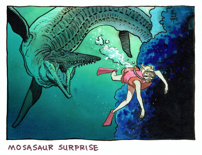 Jurassic Park animated series - Mosasaur