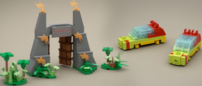 mini Jurassic Park LEGO