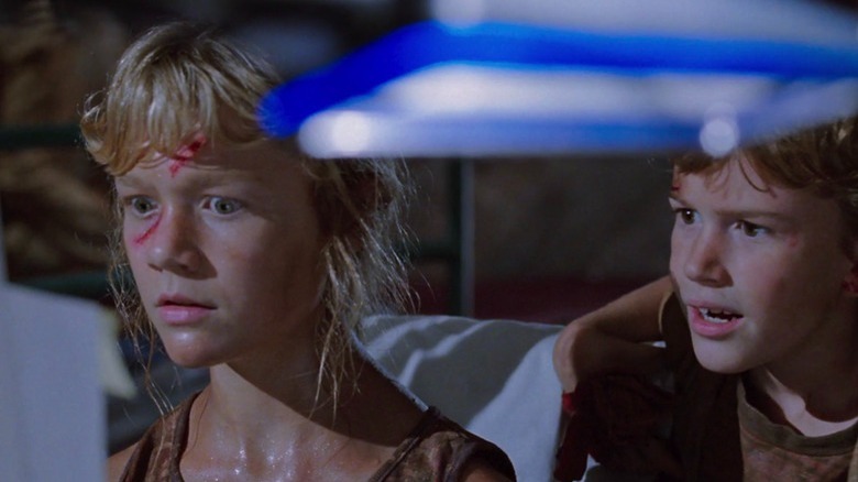 Ariana Richards and Joseph Mazzello "Jurassic Park"