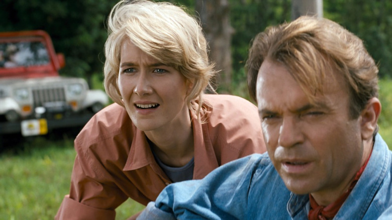 Sam Neill and Laura Dern 