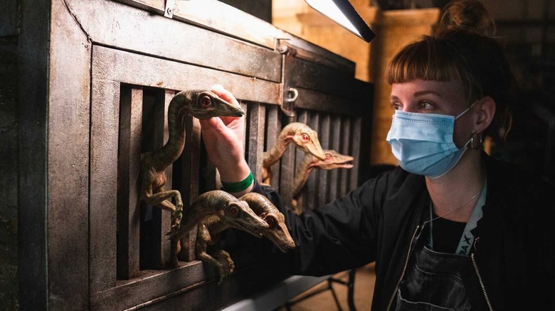 Jurassic World Dominion baby dinosaur cage