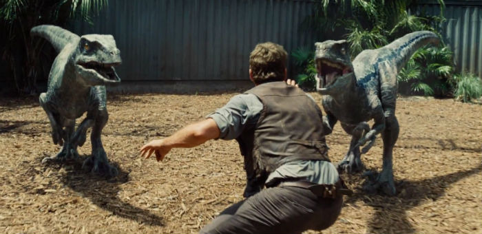 Jurassic World raptor squad