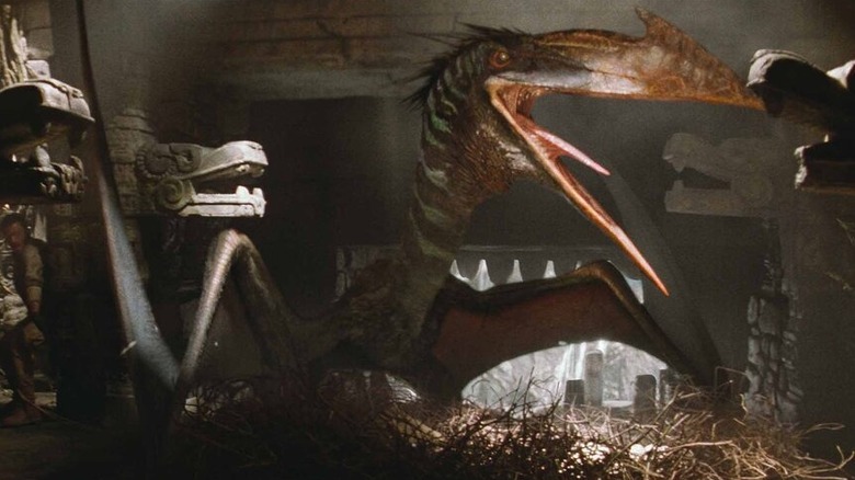 Quetzalcoatlus, angry in the birth of the Jurassic world