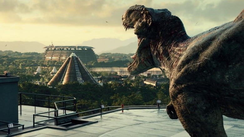Cena final de Jurassic World 2015 
