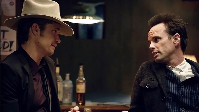 Timothy Olyphant and Walton Goggins in Justified