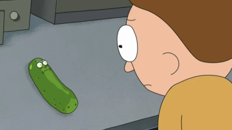 Pickle Rick and Morty in Rick and Morty
