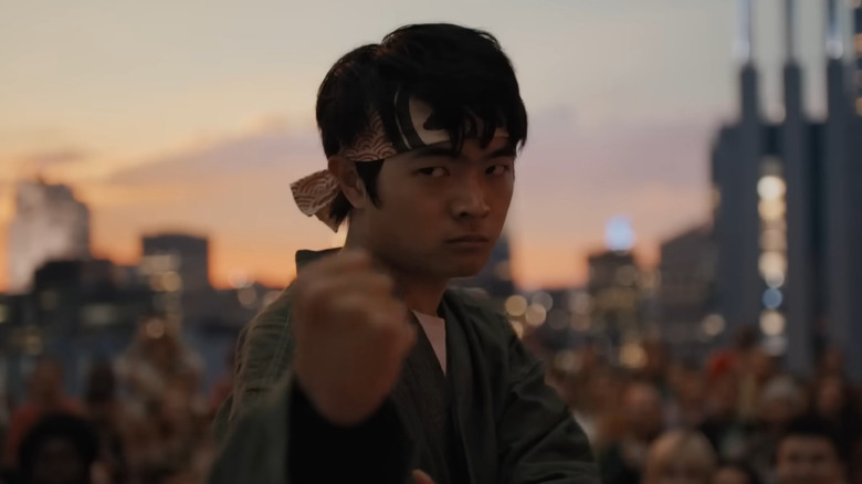 Li Fong ready to fight in Karate Kid: Legends