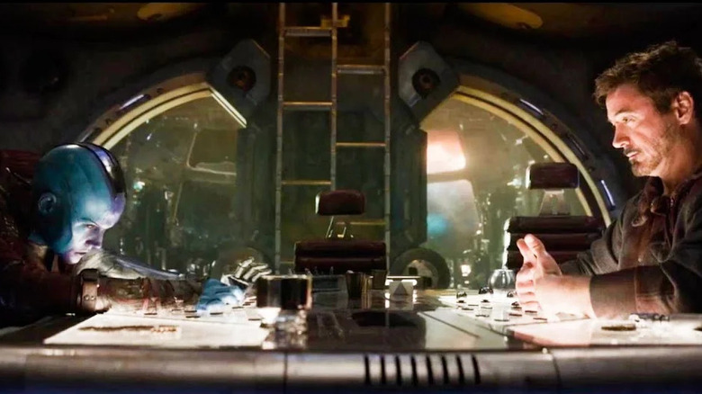 Karen Gillan and Robert Downey Jr. in Avengers: Endgame