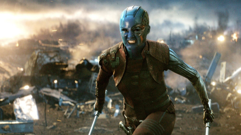 Karen Gillan as Nebula in Avengers: Endgame