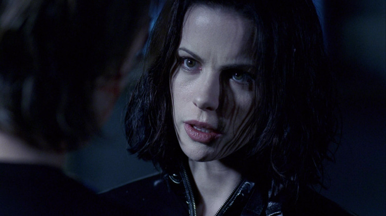 Selene looking intense in Underworld