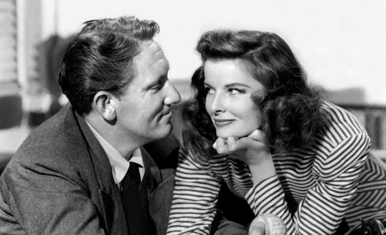 Spencer Tracy and Katharine Hepburn