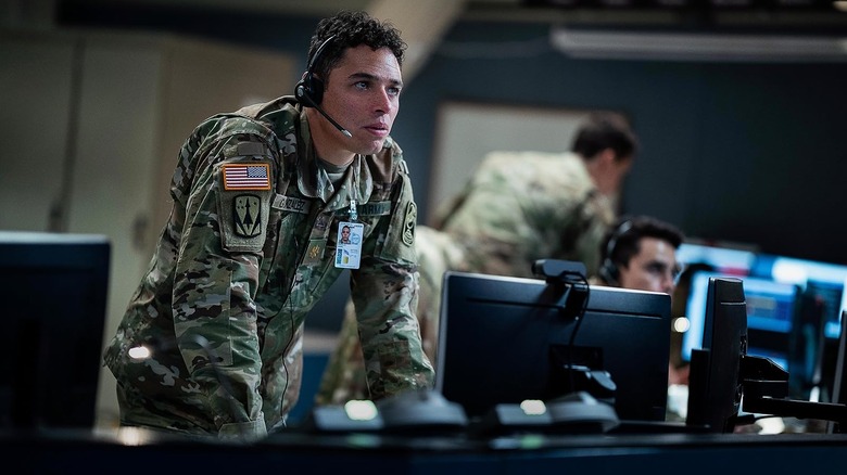 Anthony Ramos is in the war room as Major Daniel Gonzales in A House of Dynamite