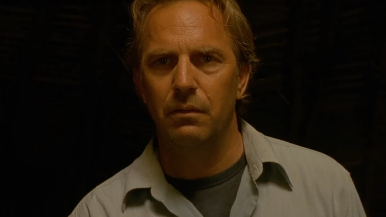 Kevin Costner as Joe Darrow looking emotional in Dragonfly
