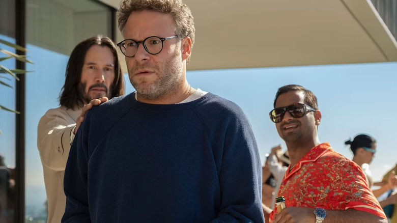 Jeff in the foreground with Gabriel and Arj behind him in Good Fortune