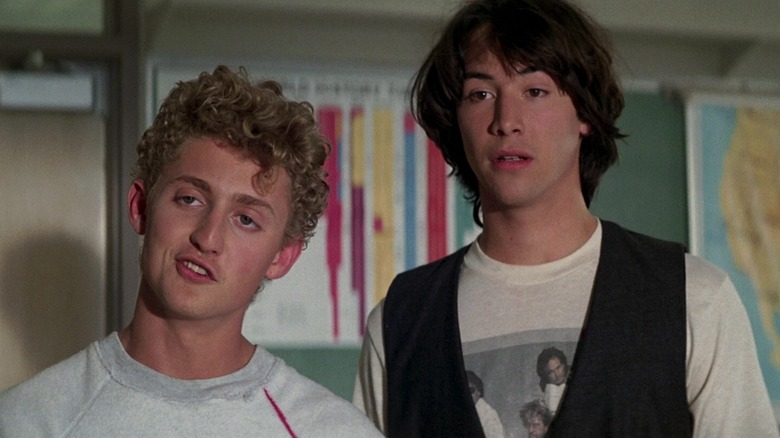 Alex Winter and Keanu Reeves in Bill & Ted's Excellent Adventure