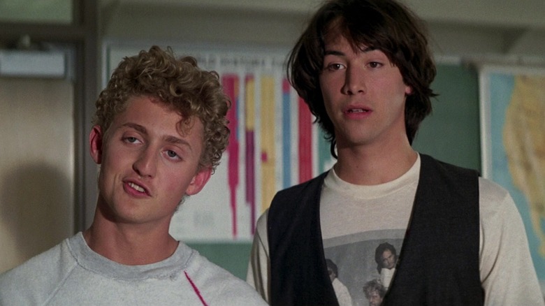 Alex Winter and Keanu Reeves in Bill & Ted's Excellent Adventure